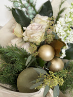 Winter Evergreen Hand-Tied Bouquet