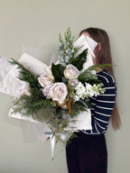 Winter Evergreen Hand-Tied Bouquet